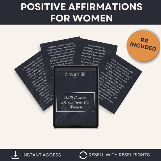 1000-positive-affirmations-for-women-manifestation-guide-dreamlife-abundance-law-of-attraction-good-toughts-meditation-course-digital-product