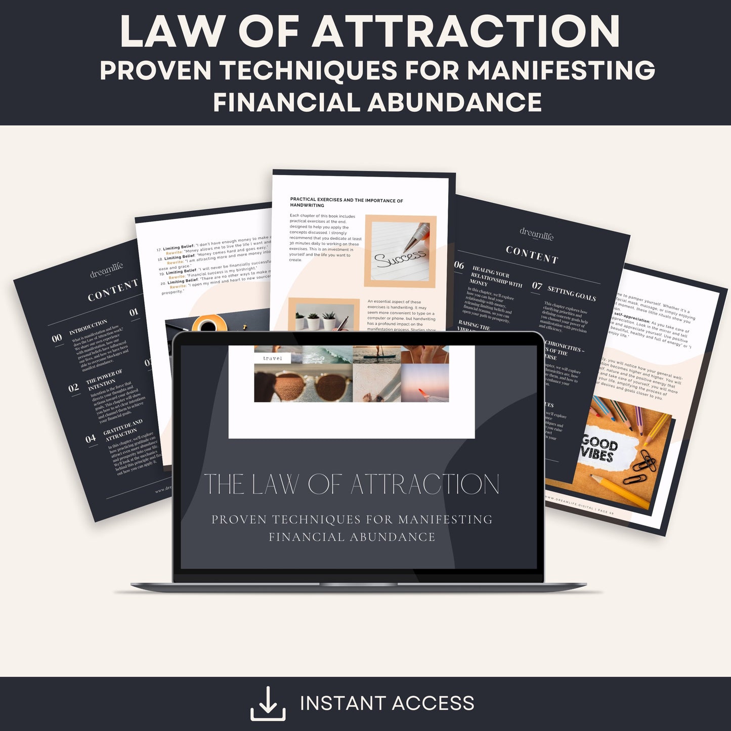 THE LAW OF ATTRACTION - PROVEN TECHNIQUES FOR MANIFESTING FINANCIAL ABUNDANCE